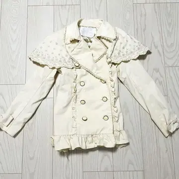 리즈리사 아이보리 프릴 자켓