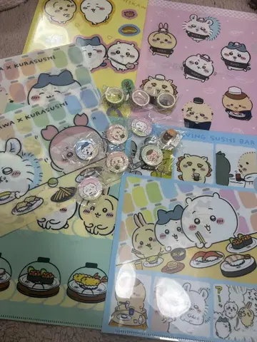 치이카와 쿠라스시 클리어 파일 피규어 시트