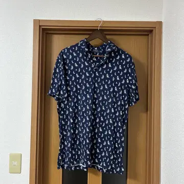 폴로 랄프 로렌 돛단배 패턴 셔츠 L 사이즈