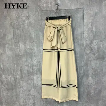 HYKE 프린트 팬츠 1