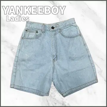 YANKEEBOY 숏팬츠 라이트 블루 아메카지 빈티지