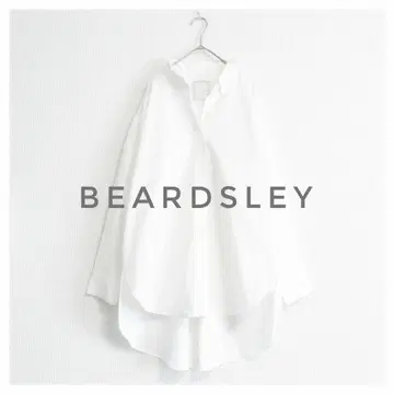 새상품급 BEARDSLEY 버튼 다운 와셔 오버 셔츠 화이트 FREE