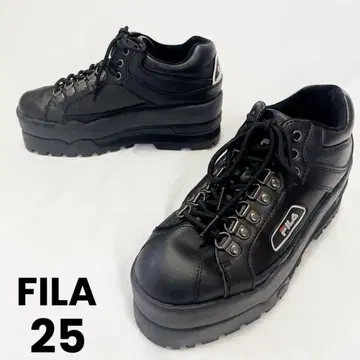 휠라 통굽 스니커즈 블랙 FILA 25