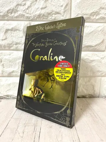 해외판 Coraline 코랄라인과 버튼의 마녀 DVD 2D-3D Ver.