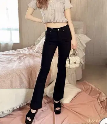 미셸 마카롱 플레어 팬츠 S