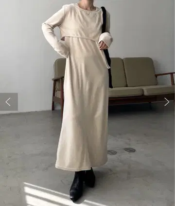 벨로아 아지메 레이어드 원피스