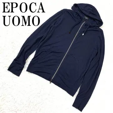 EPOCA UOMO 에포카 우모 지퍼 후드티 네이비 46 B864