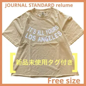 JOURNALSTANDARDrelume 반팔.컷오프 티셔츠.프리 새상품