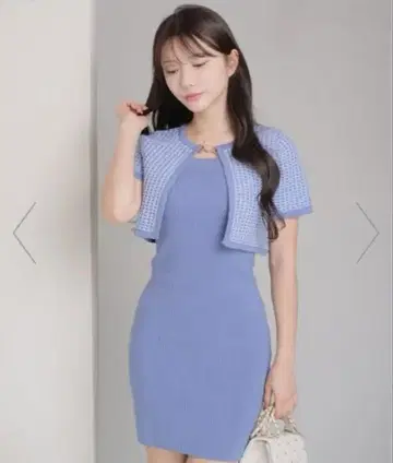 LIP SERVICE 썸머 트위드 앙상블 원피스