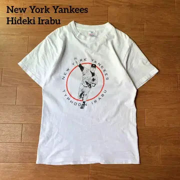 90s MLB New York Yankees 양키스 이라부 히데키 티셔츠