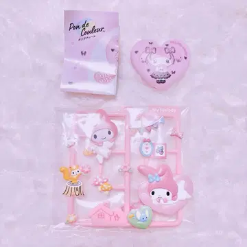 산리오 마이멜로디 플랫 컬렉션 멀티 컬러 파우더 가챠