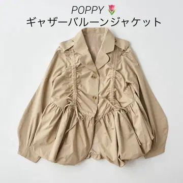 POPPY 개더 벌룬 자켓