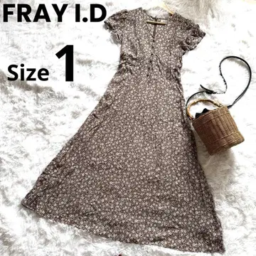 프레이 아이디 FRAY I.D 미니 꽃무늬 롱 원피스 플레어 이너 포함
