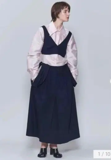 6 (ROKU) 브라탑 뷔스티에 네이비