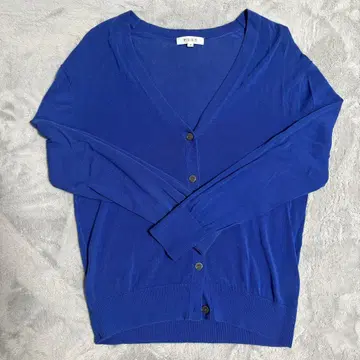 PLST UV 차단 블루 가디건 M 사이즈