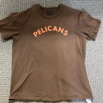 THA REAL McCOYS PELICANS 브라운 티셔츠