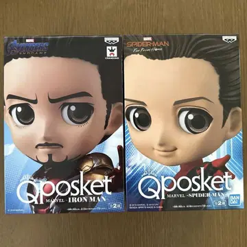 MARVEL 아이언맨 스파이더맨 Qposket 피규어