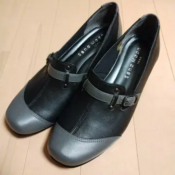 Sena Moon 세나 문 귀여운 캐주얼 가죽 신발 22.5cm (3E)