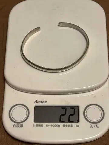 심플 팔찌 22g 실버