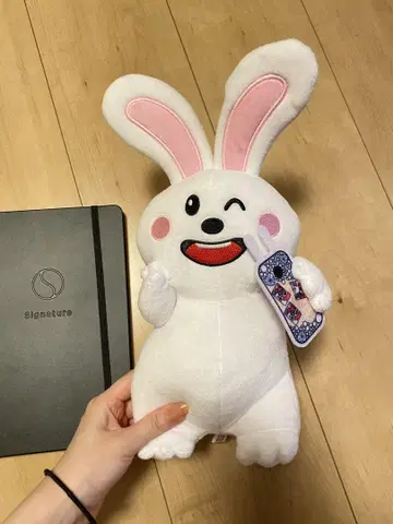 먹는 동물 토끼 봉제 인형 새상품
