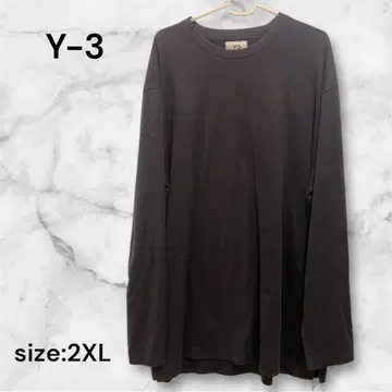 Y-3 와이 쓰리 롱 T 2XL 빅 사이즈 로고