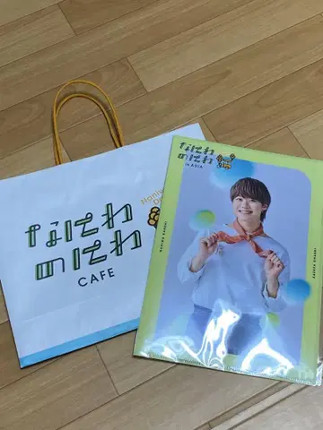 A4 클리어 파일 나니와노니와 in Asia 오하시 카즈야 샵 백 포함
