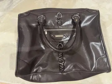 다크 브라운 핸드백
