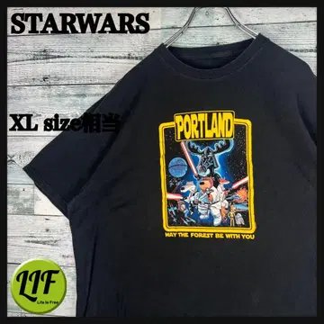 스타 워즈 패러디 무비 티셔츠 블랙 XL 5576
