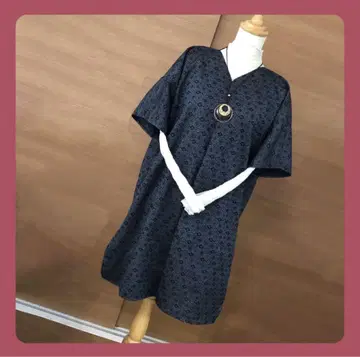기모노 리메이크 순수 실크 오시마 명주 원피스