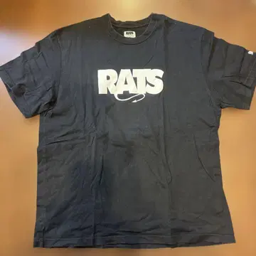 RATS 블랙 티셔츠