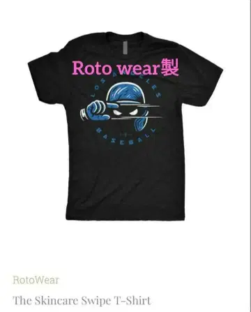 오타니 쇼헤이 ROTOWEAR 데콜테 포즈 티셔츠 다저스 L 사이즈