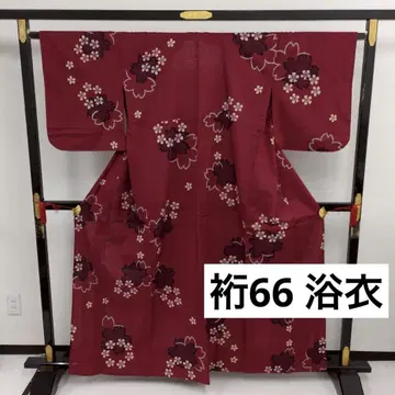 화장 66 유카타 목화 멋진 디자인 기모노 U-7210