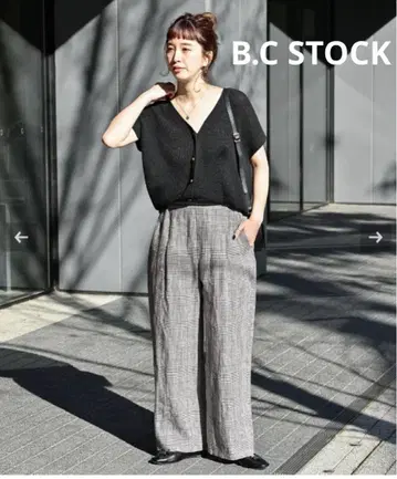 B.C STOCK 베이 세이 스톡 베이 크루즈 프렌치 린넨 팬츠