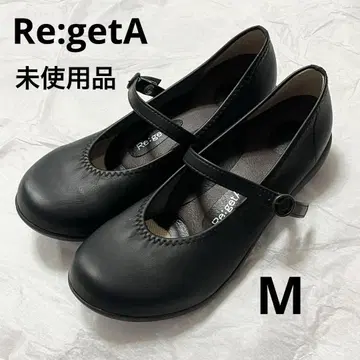 Re:getA R2361 블랙 로퍼 M 사이즈