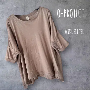O-PROJECT 오 프로젝트 SS WIDE FIT TEE 사이즈 M