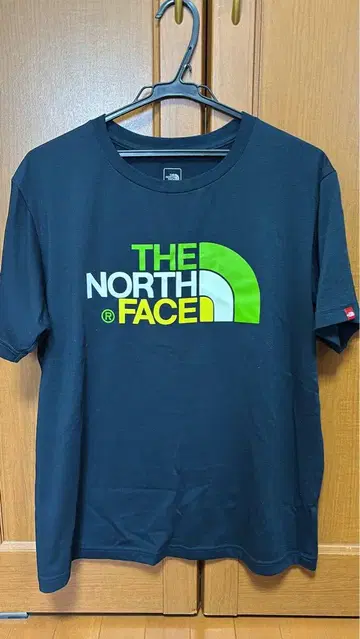 THE NORTH FACE 로고 티셔츠 XL 블랙