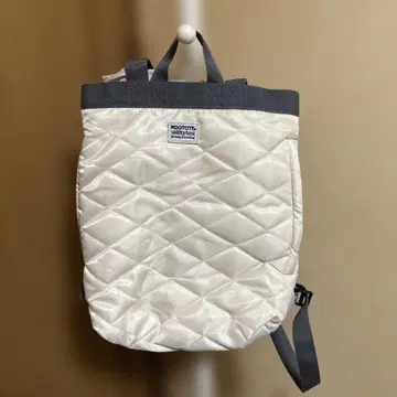ROOTOTE 퀼팅 백팩 화이트