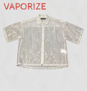 VAPORIZE 시스루 투명 셔츠 자켓