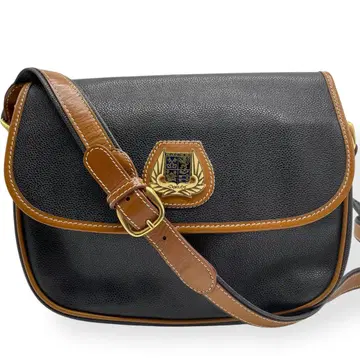 컨디션 최상 LANCEL 란셀 숄더백 가죽 블랙 사선 가케
