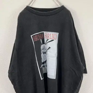 FLCL 빈티지 가공 티셔츠