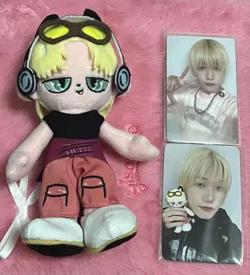 정섭 봉제 인형 트레이딩 카드 포함 정품