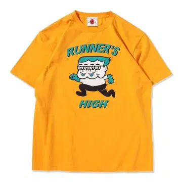 RUNNER'S HIGH 티셔츠 PUNKDUNKERS 오렌지