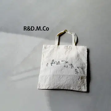 R&D.M.Co 올드 맨즈 테일러 SNOW DIARY 토트백