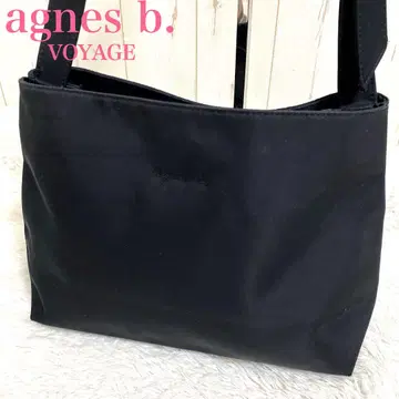 에네스베 보야주 토트백 원숄더 나일론 자수 로고