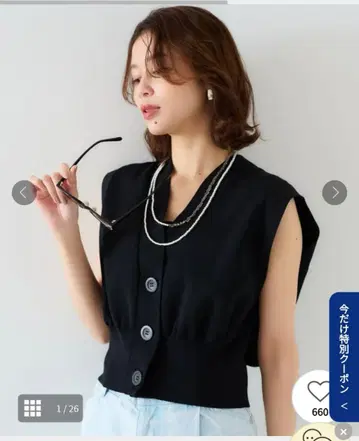 UNTITLED 컴팩트 니트 베스트