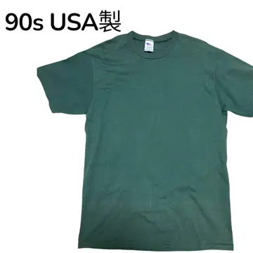 90년대 USA제 US 구제 의류 무지 티셔츠