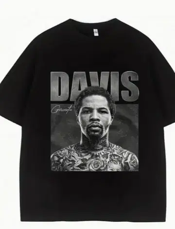 Gervonta Davis 티셔츠 Jervonta Davis 블랙