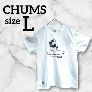 CHUMS 참스 [L] 티셔츠 반팔 화이트