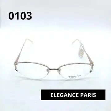 ELEGANCE PARIS 골드 프레임 오벌 안경 0103