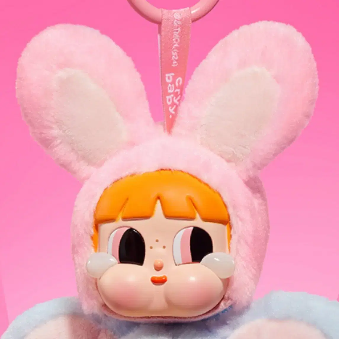 Pop Mart Crybaby x Powerpuff Girls Series Keyring Rabbit